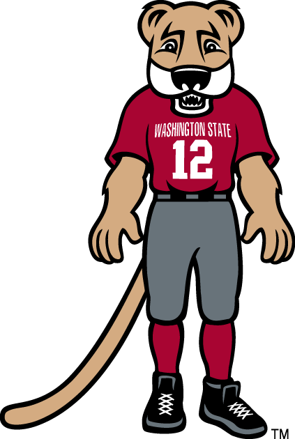 Washington State Cougars 2003-Pres Mascot Logo iron on transfers for fabric